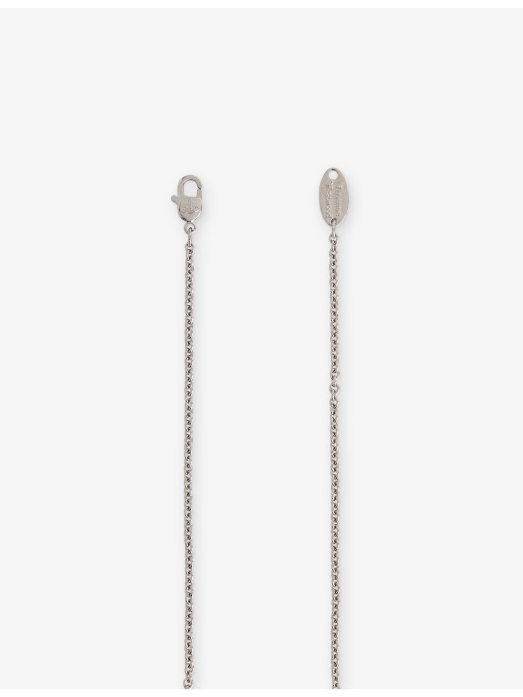 Grace Small Platinum-Plated Brass and Crystal Pendant Necklace - 4