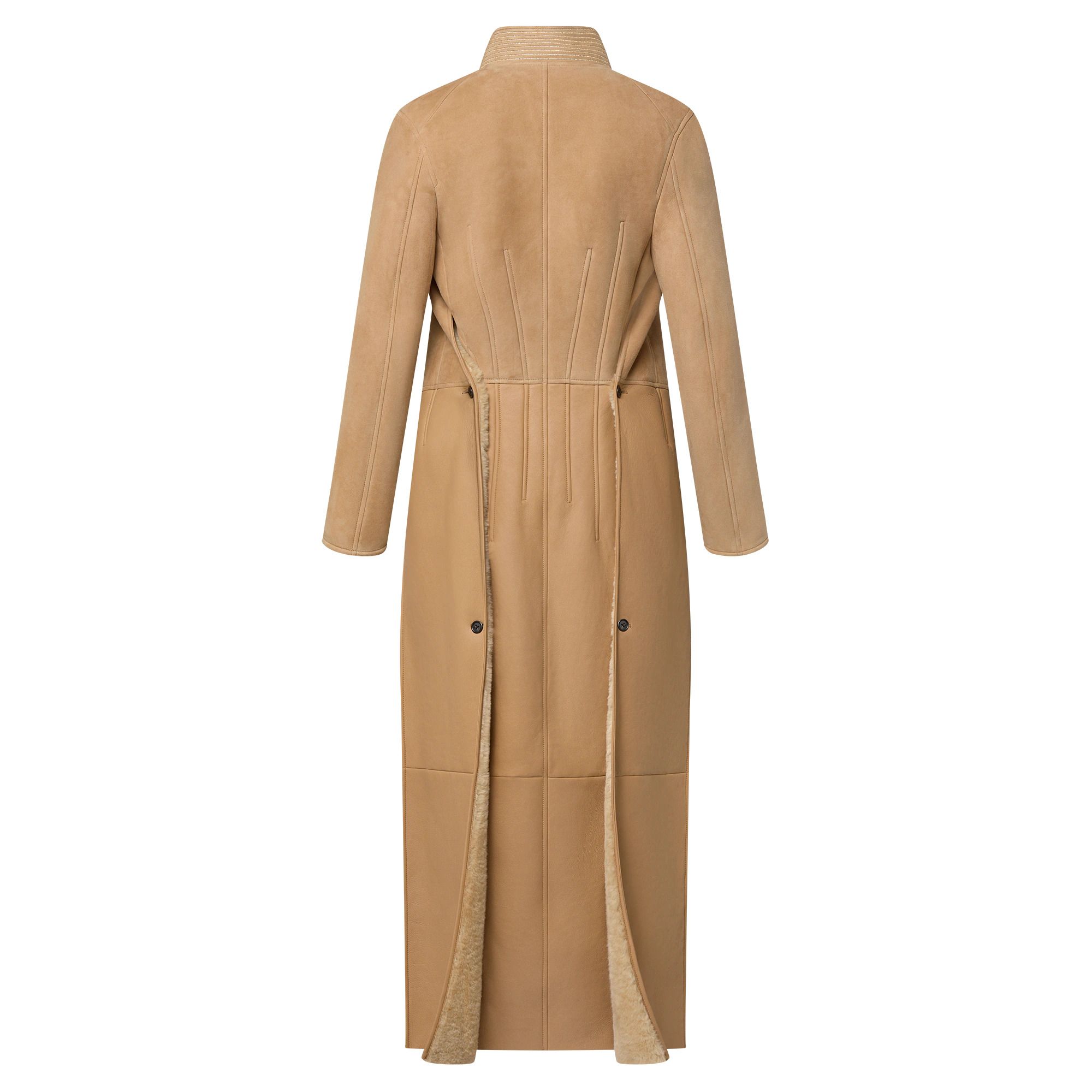 Shearling Riding Coat - 3