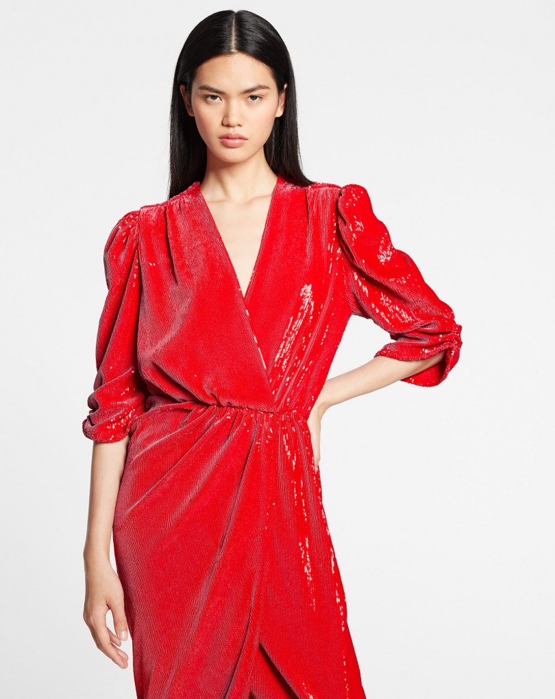 LONG WRAP DRESS - 3