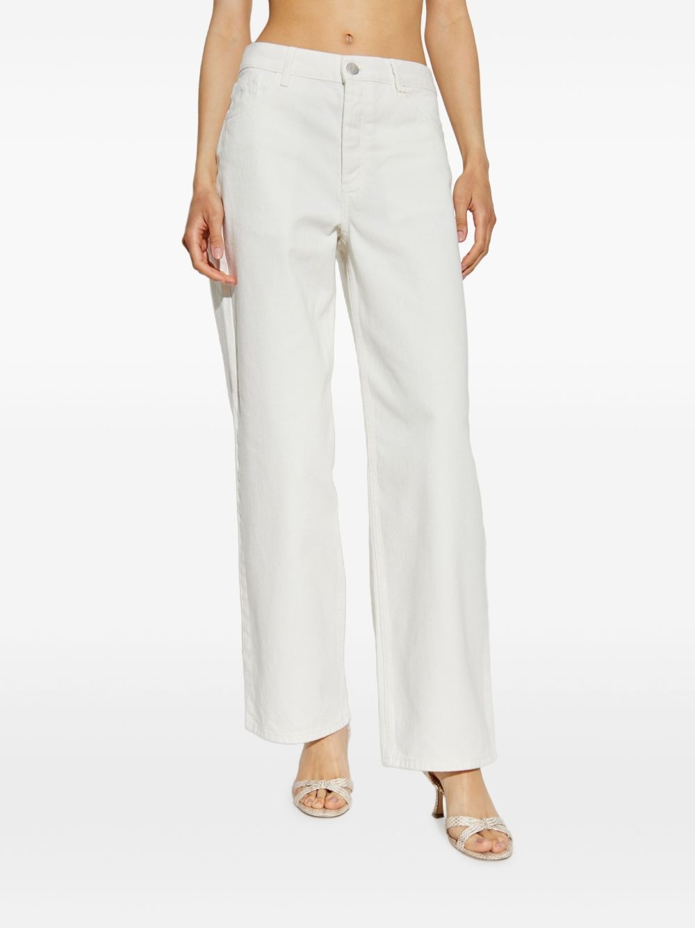 cotton straight jeans - 3