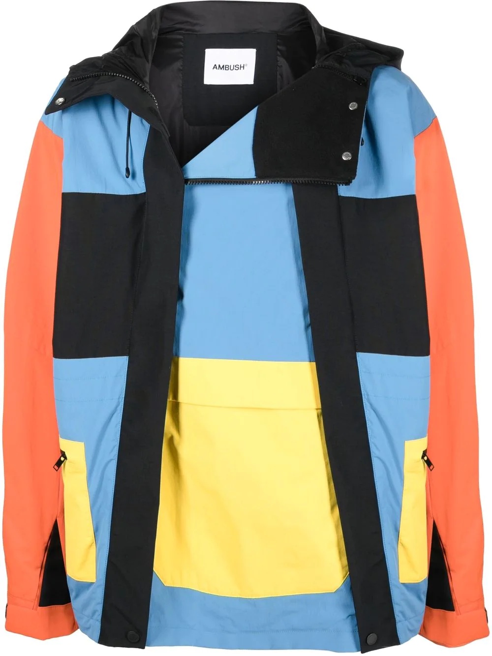 Montain colour-block parka jacket - 1