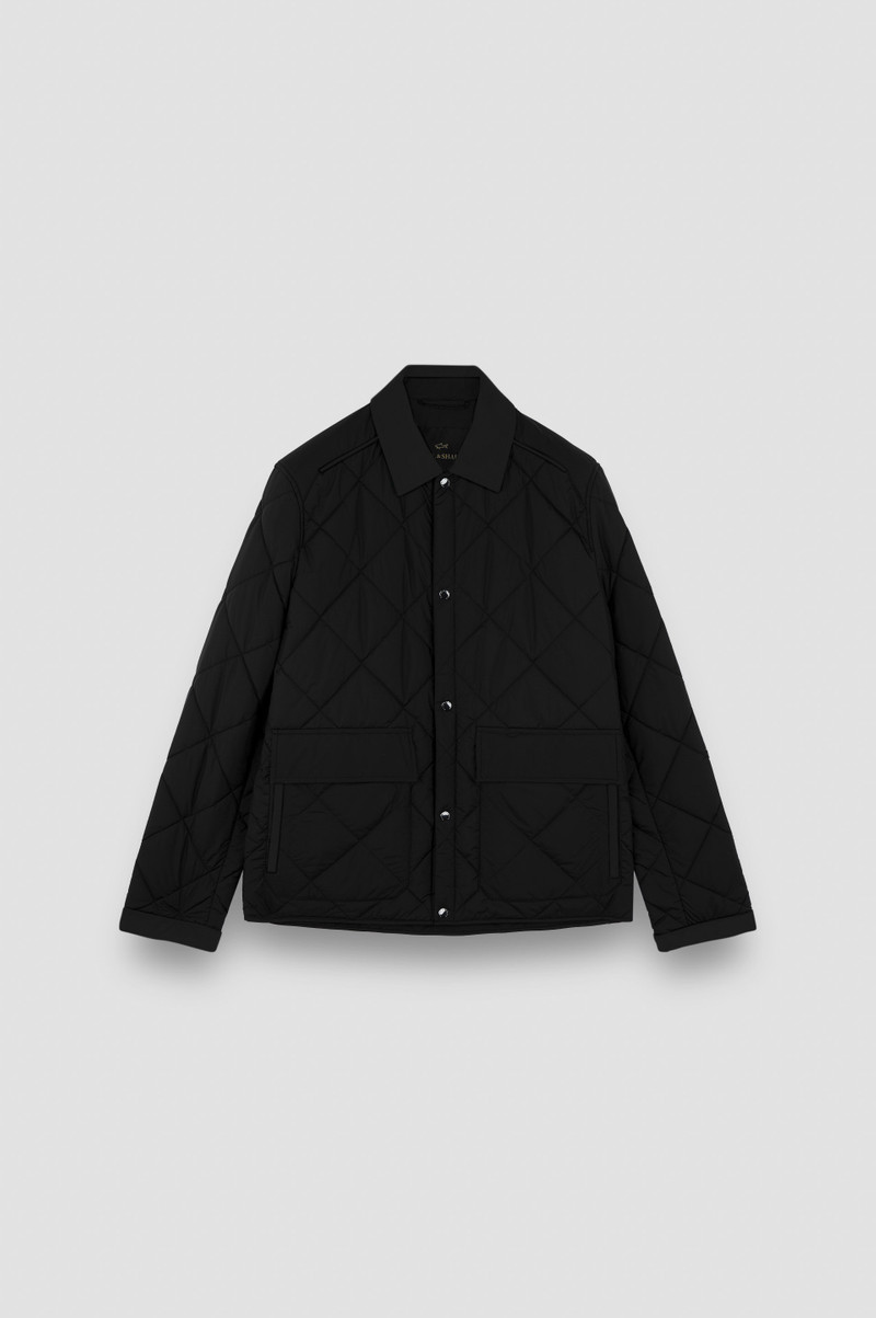 QUILTED JACKET IN TECHNICAL FABRIC WITH ALCANTARA® DETAILS 1