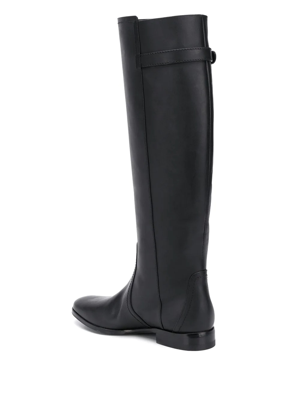 knee-length logo plaque boots - 3