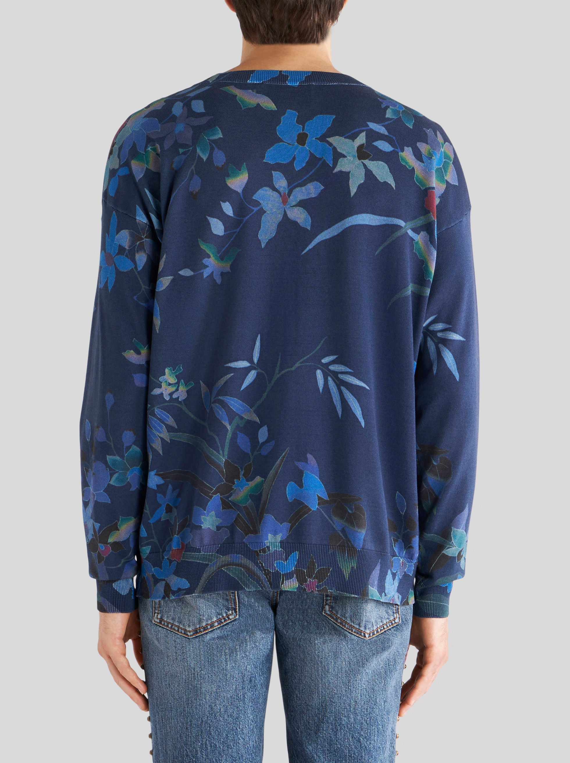 JUMPER WITH LEAFY FLORAL PRINT - 4
