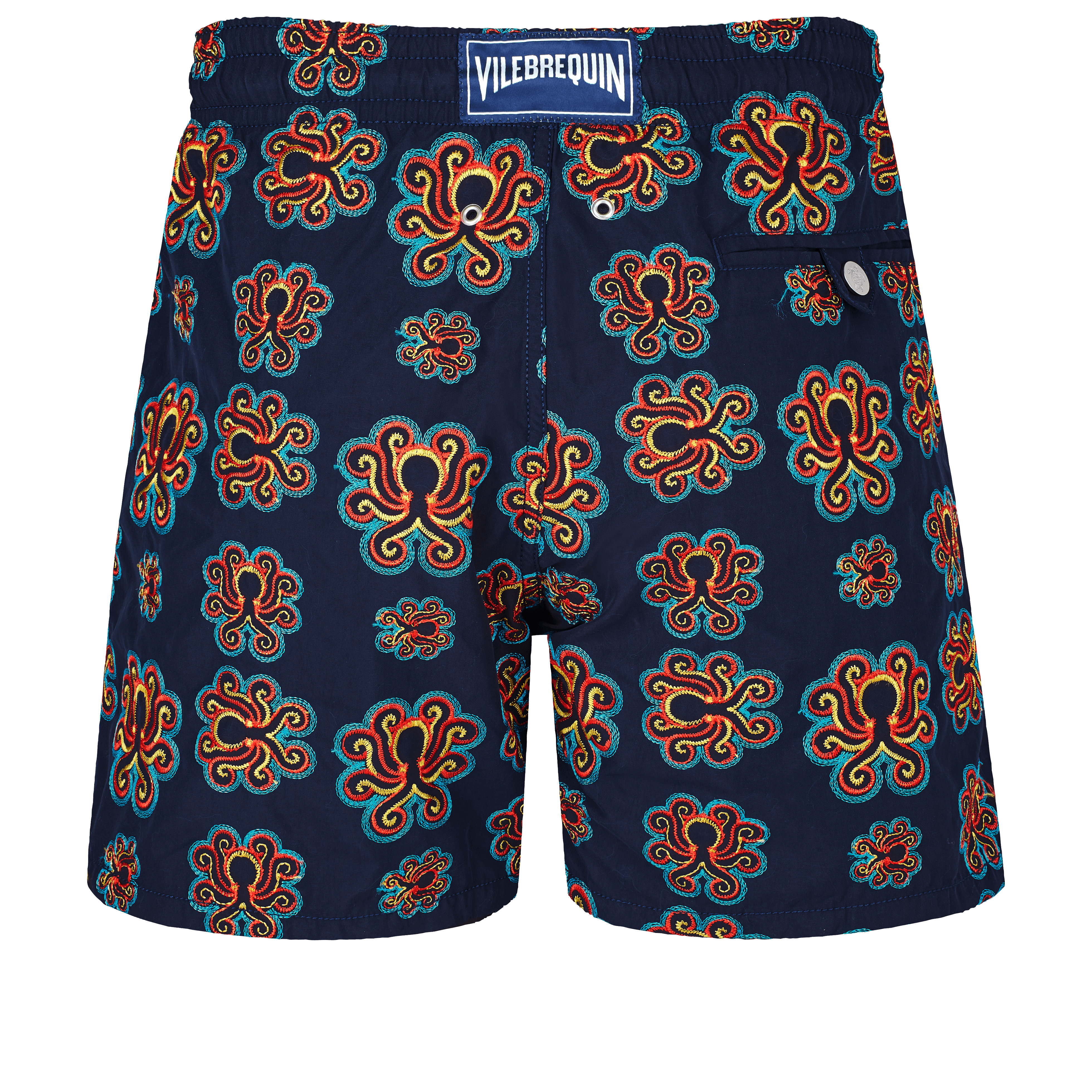 Men Swim Trunks Embroidered Poulpes Neon - Limited Edition - 2