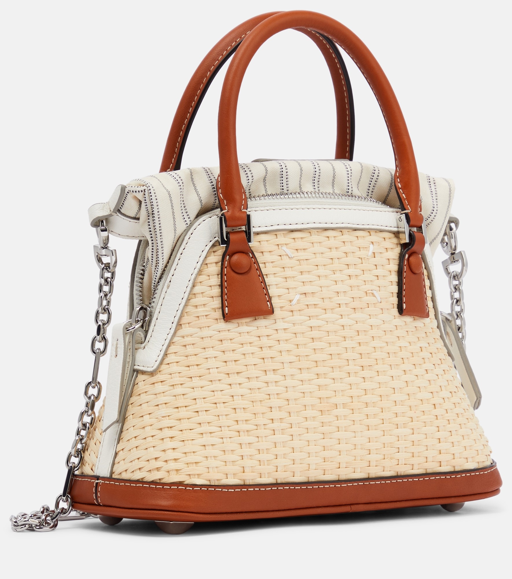 5AC Mini raffia tote - 4