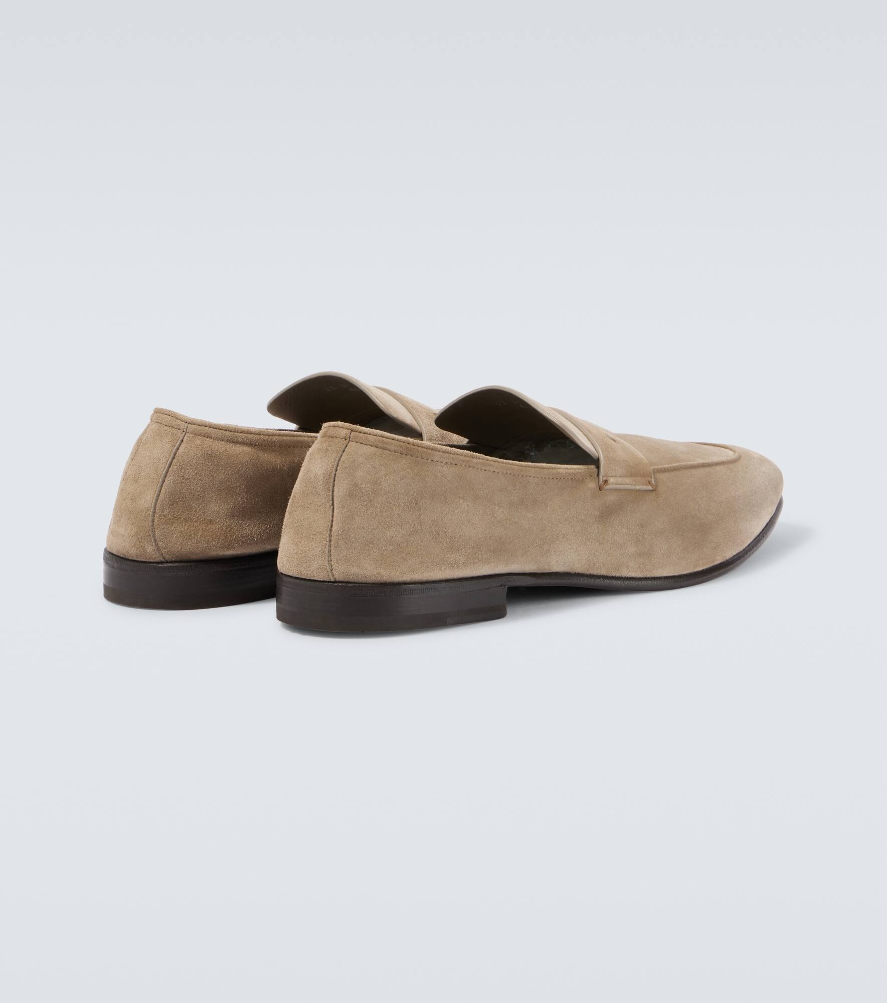 L'Asola suede penny loafers - 6