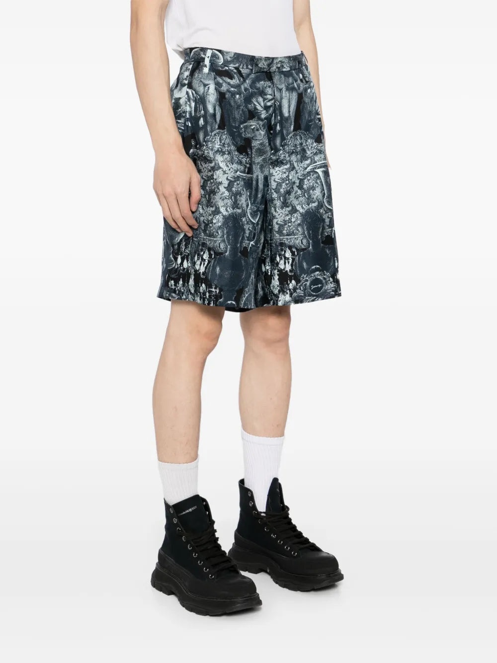 HUBERT-PRINT BERMUDA SHORTS - 3