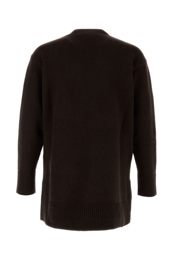 Giorgio Armani Man Brown Wool Cardigan - 2