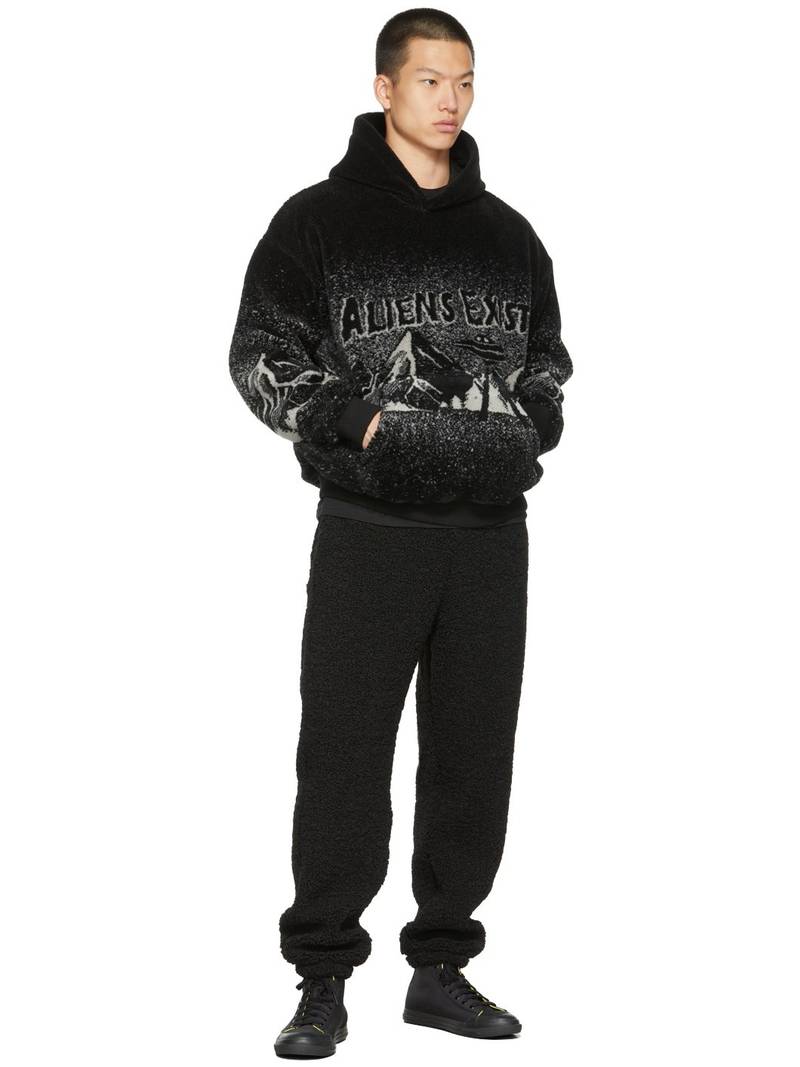 Diesel Black P-Calton-Teddy Lounge Pants outlook