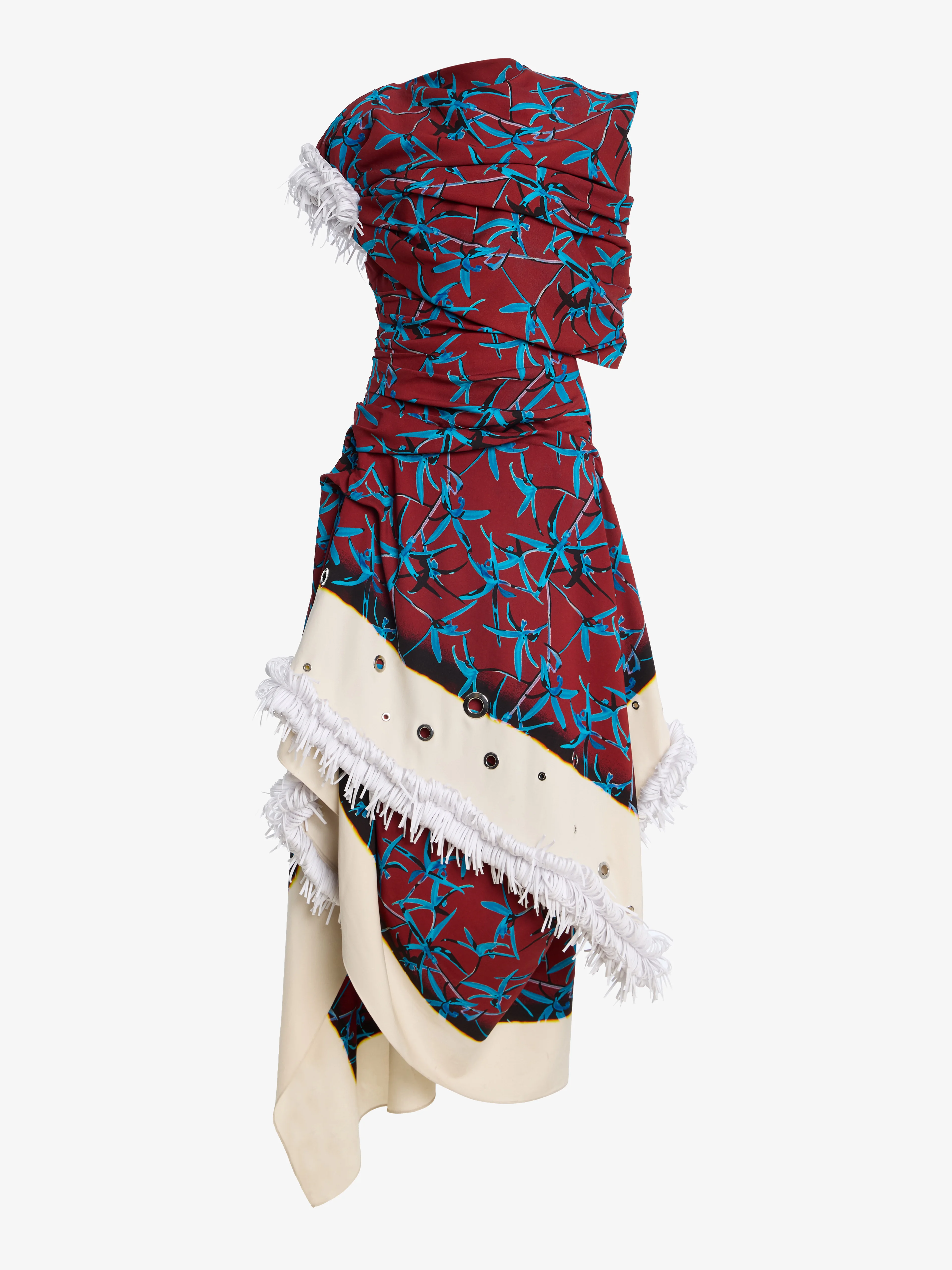 Bodine Dress in Printed Stretch Cady - 1