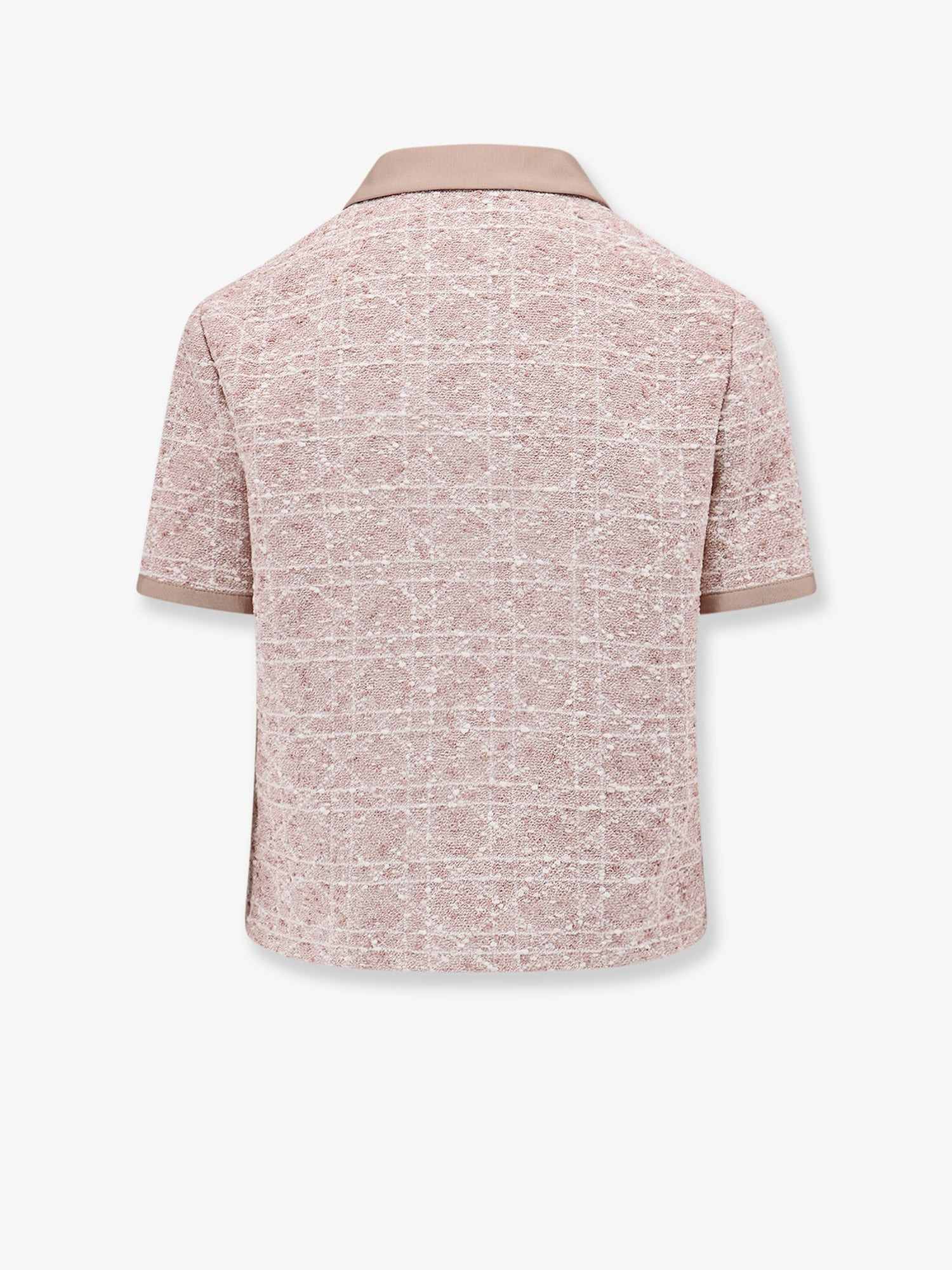 Dior Macrocannage Short Sleeve Cotton Blend Tweed Blazer - 2