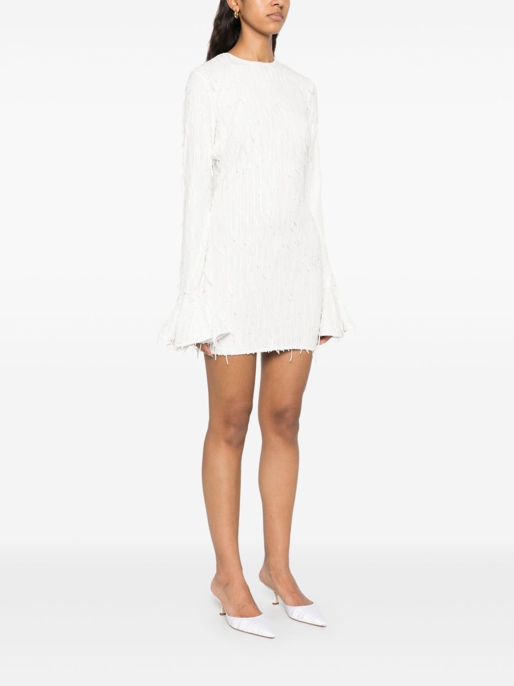 open-back mini dress - 3