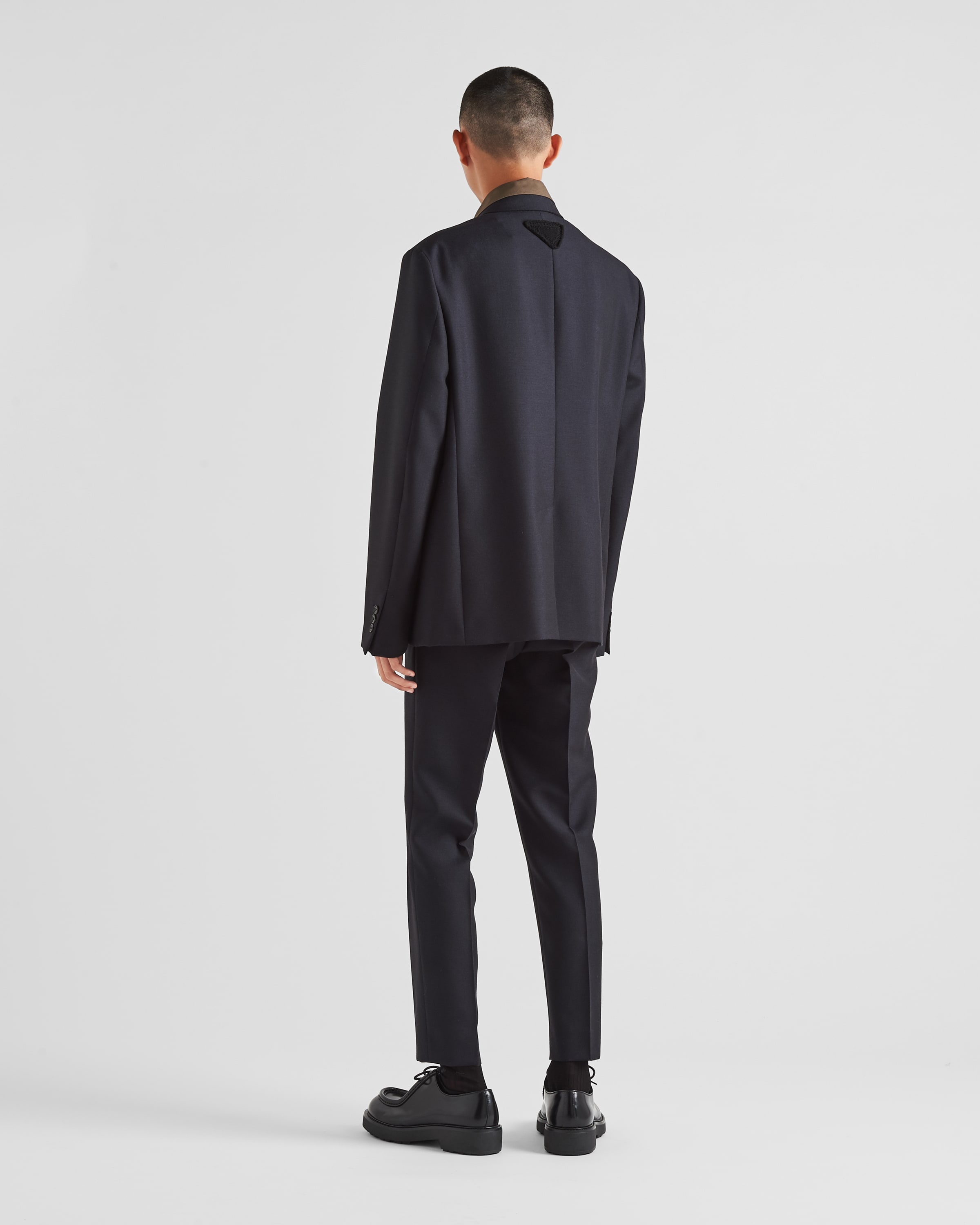 Single-breasted mohair wool jacket - 5