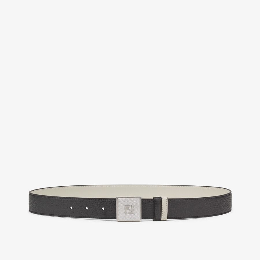 Black leather belt - 1