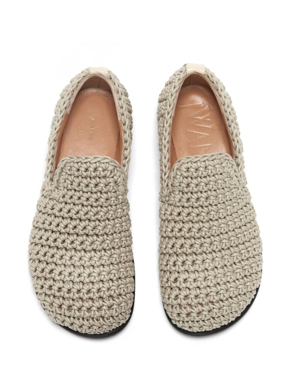 crochet moccasin loafers - 4