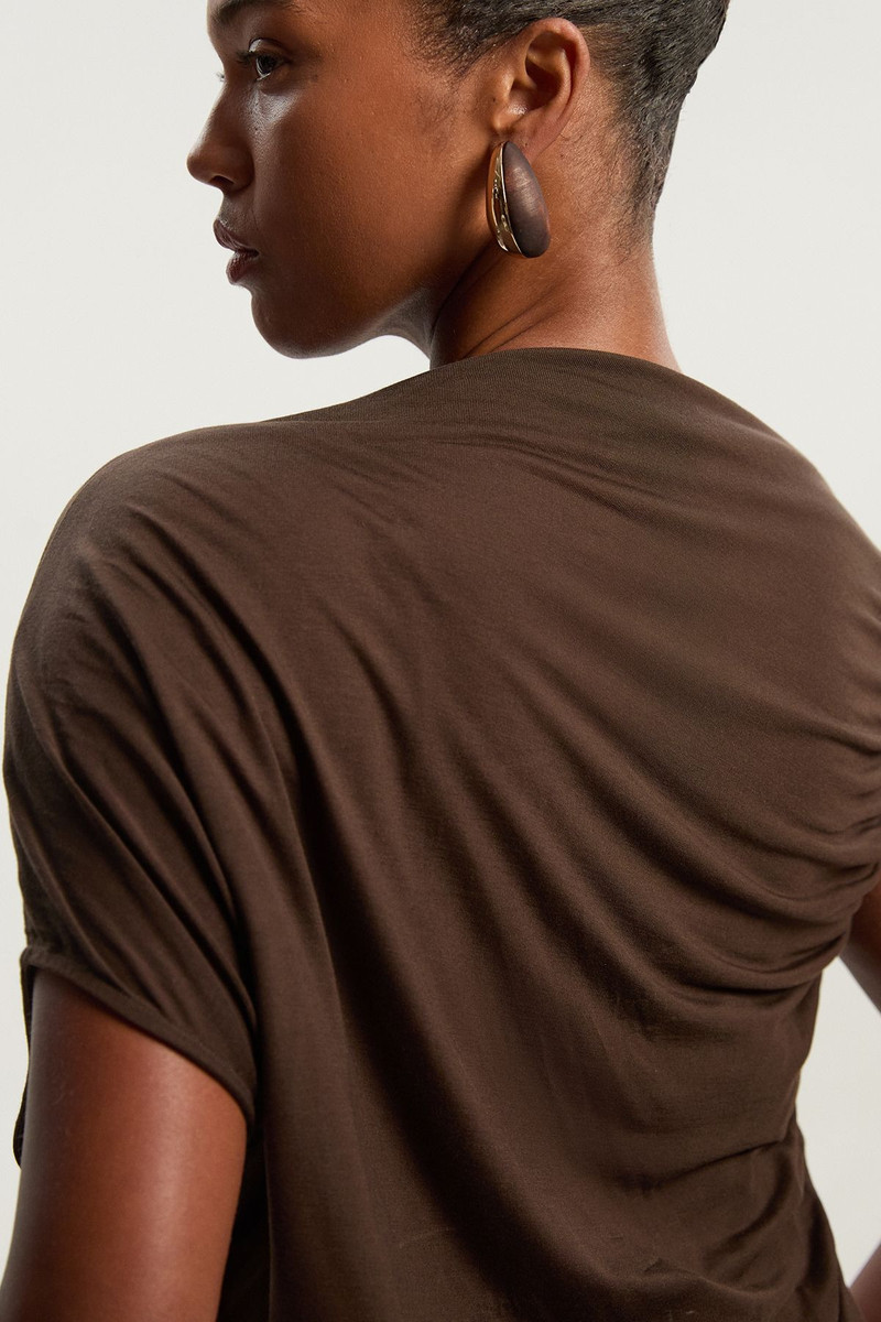 Plus Size Tencel Ruched Detail Top 3
