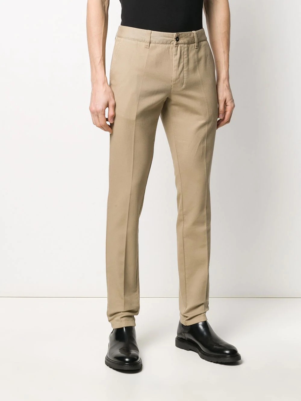 mid-rise chino trousers - 3