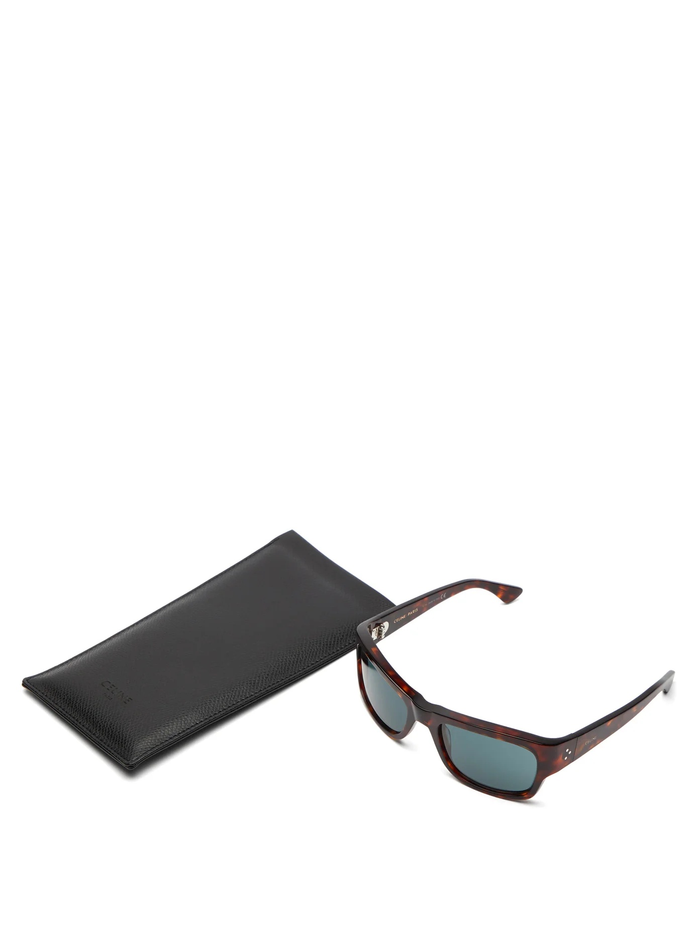 Rectangular acetate sunglasses - 4