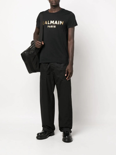 Balmain logo-print short-sleeved T-shirt outlook