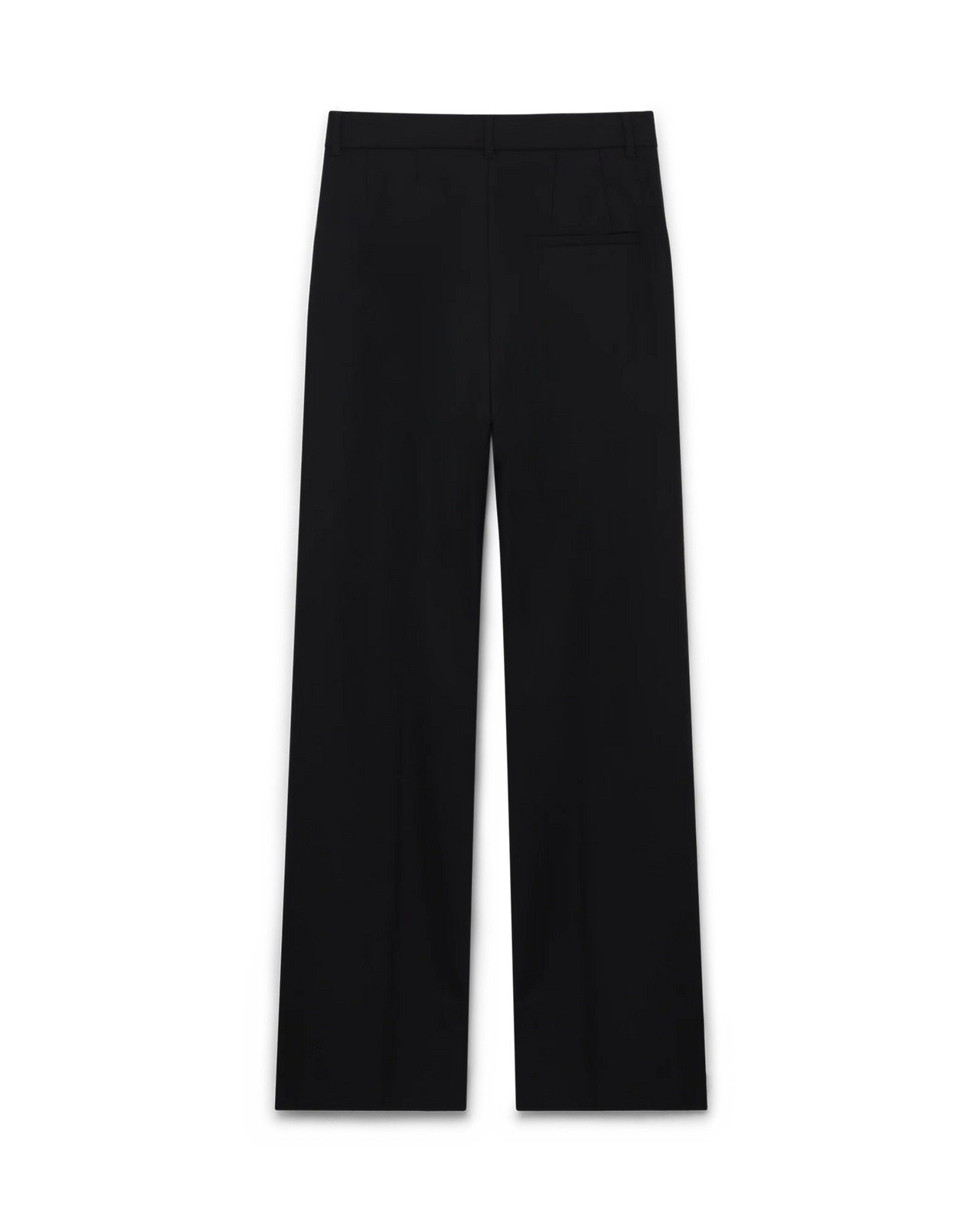 Straight Leg Wool Trousers - 2