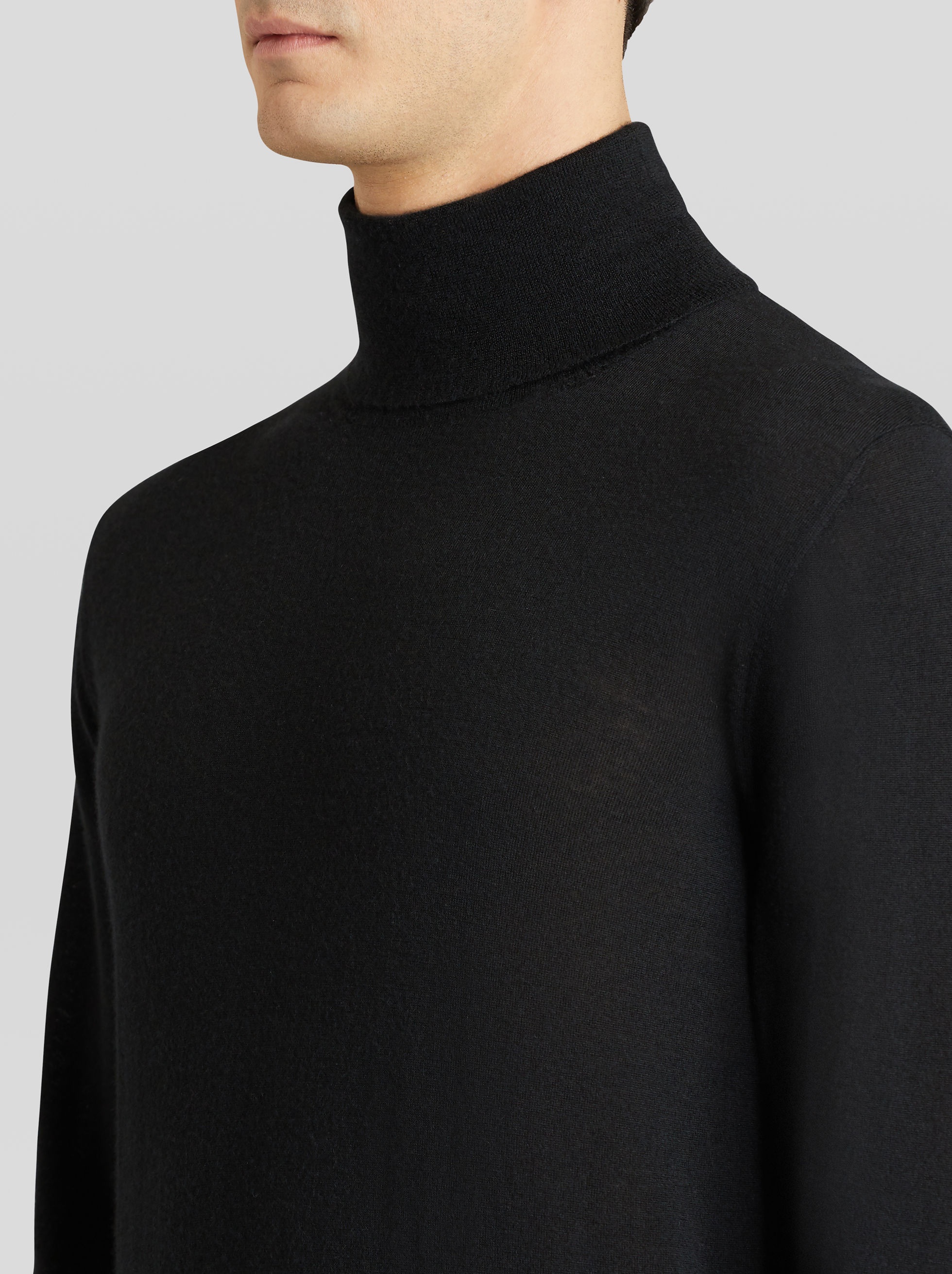 POLO NECK CASHMERE JUMPER - 3