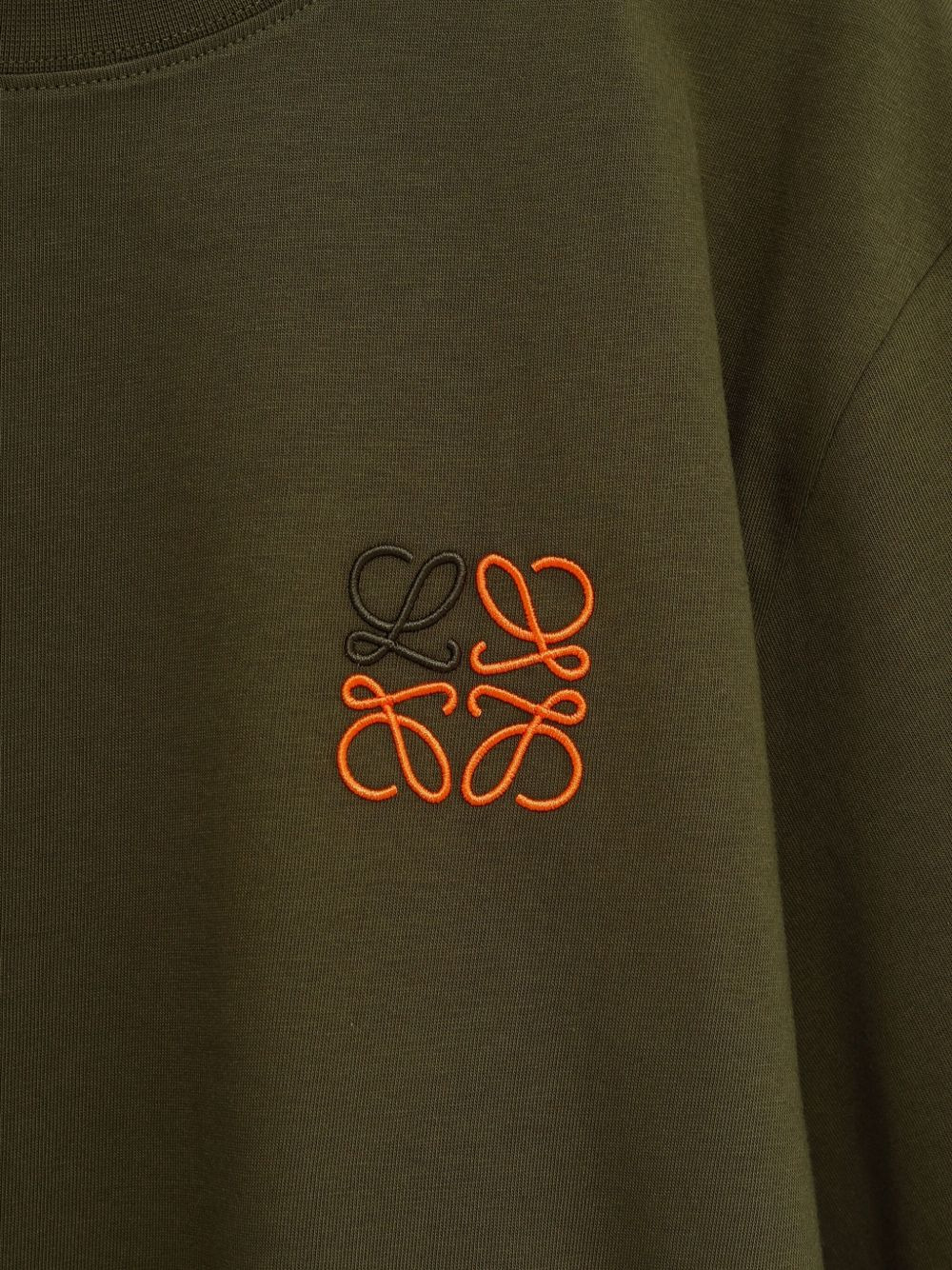 Anagram-embroidered T-shirt - 3