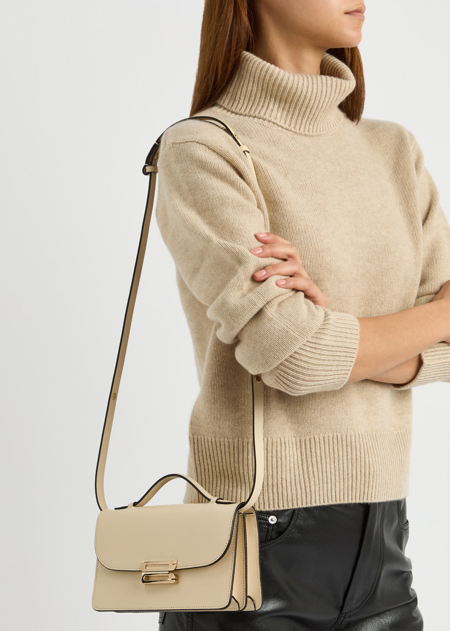 Victoria Beckham Dorian Mini Grained-leather top Handle bag - 6