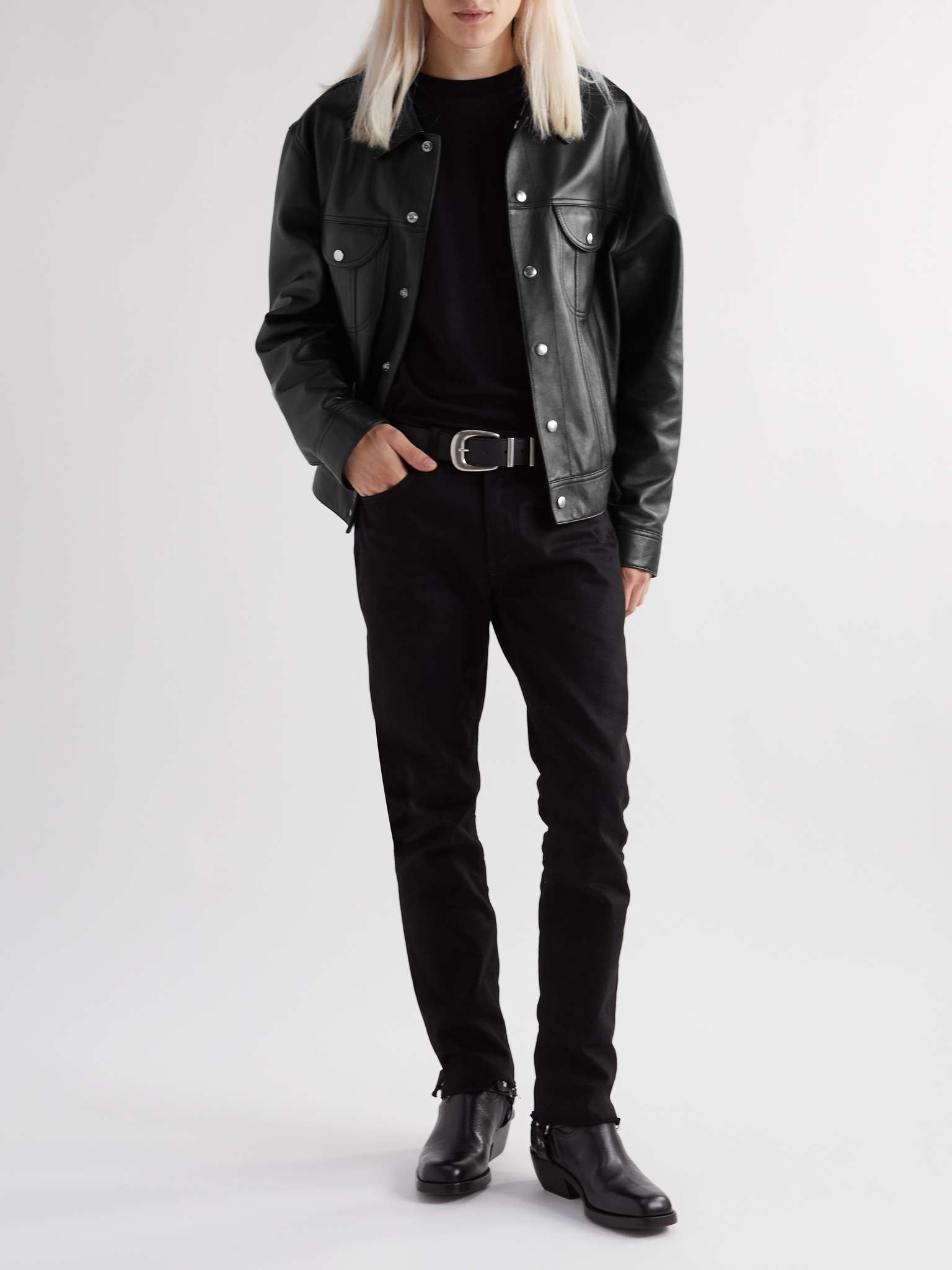 Leather Trucker Jacket - 2