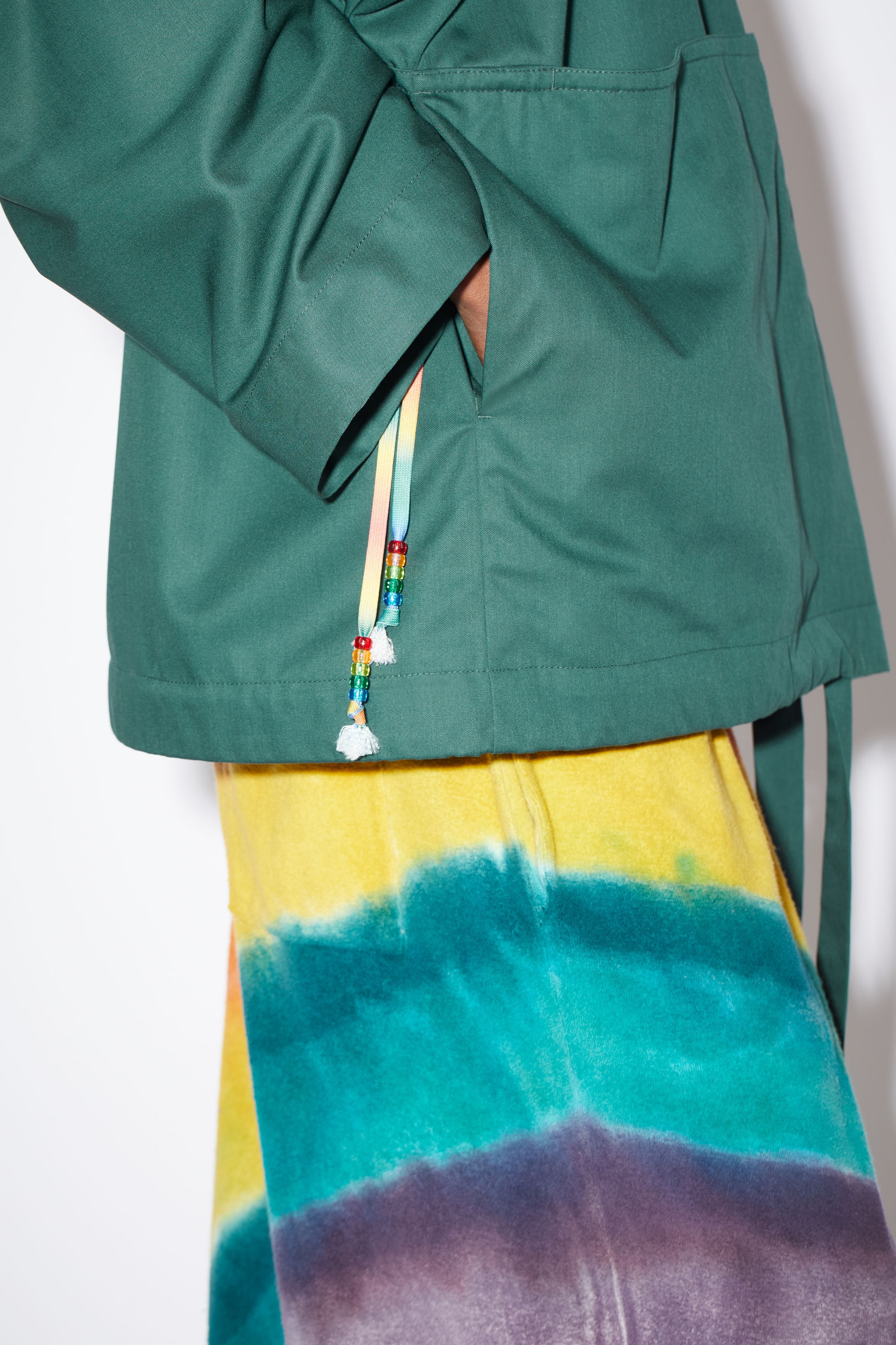 Hooded jacket - Forest green - 5