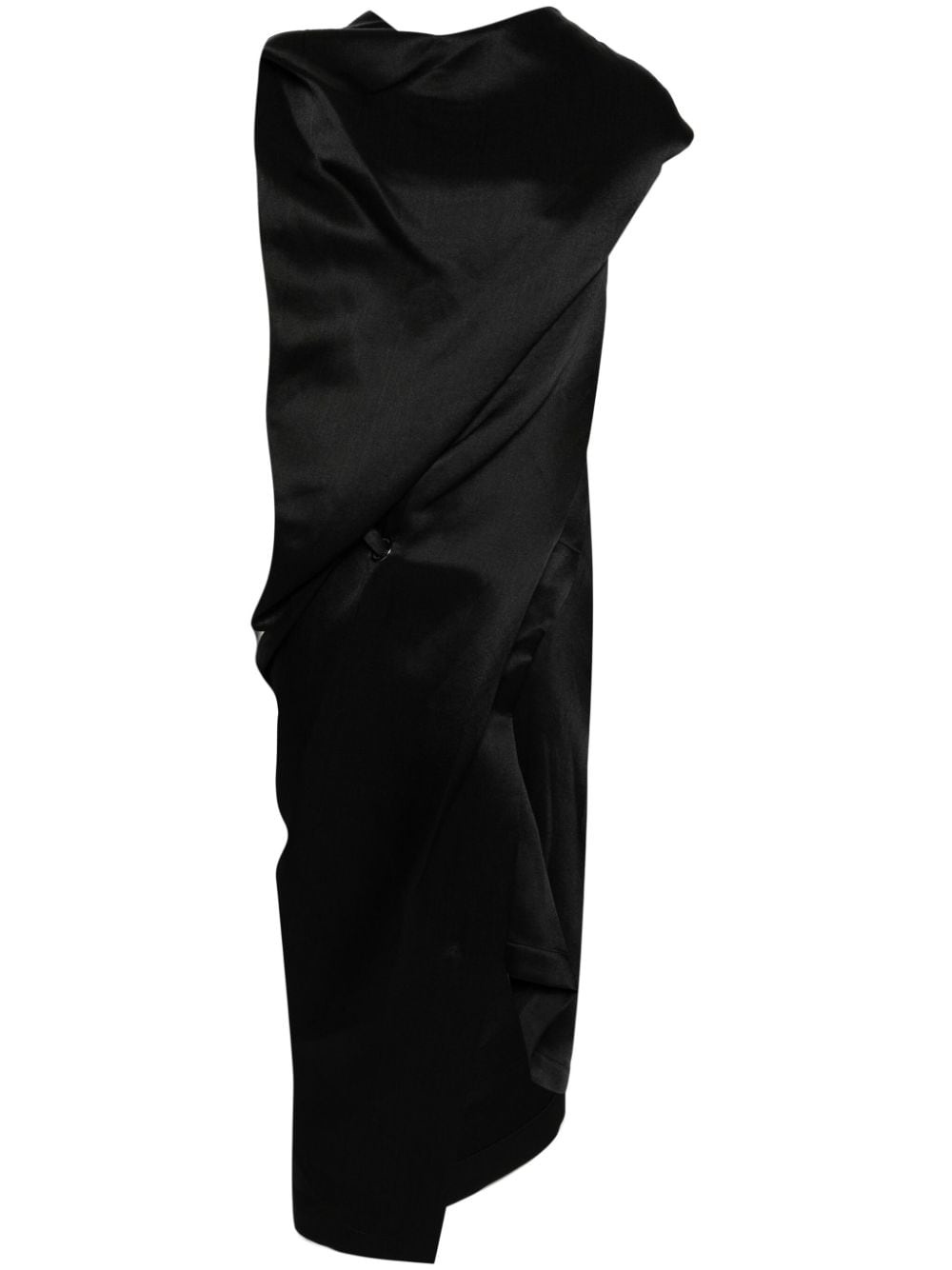 Enveloping draped dress - 2