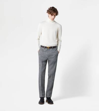 Tod's TURTLENECK SWEATER - WHITE outlook