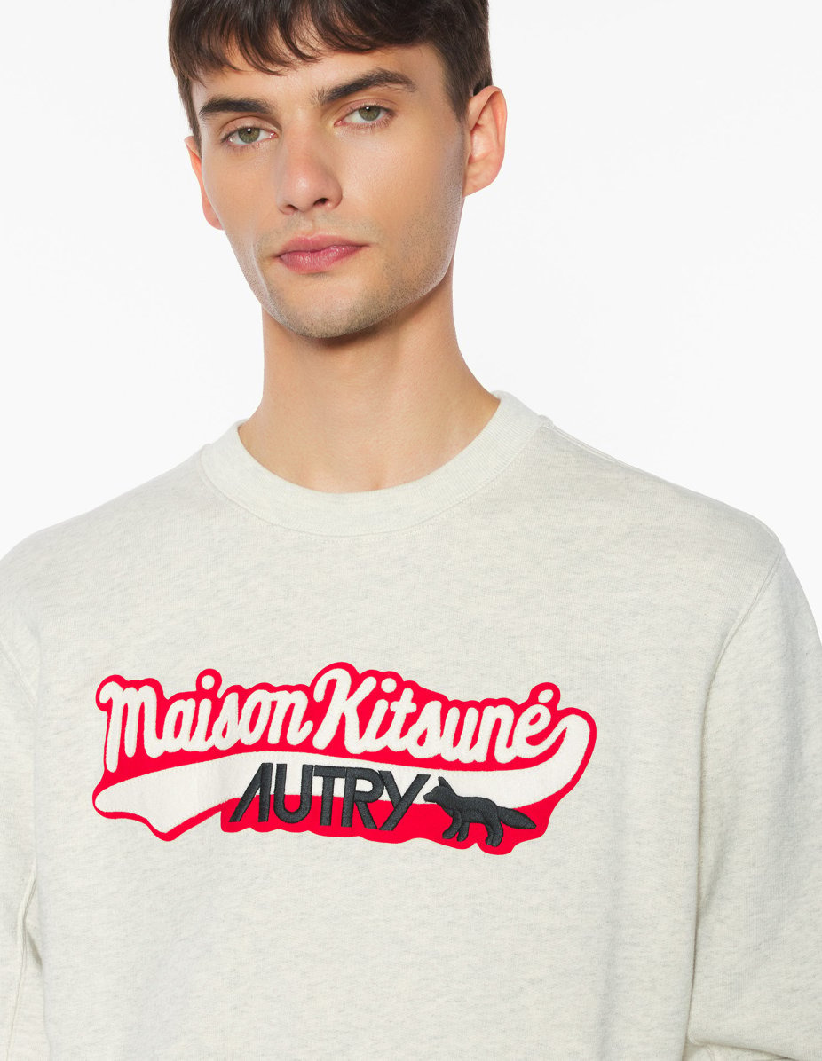 MAISON KITSUNE x AUTRY VARSITY SWEATSHIRT - 4