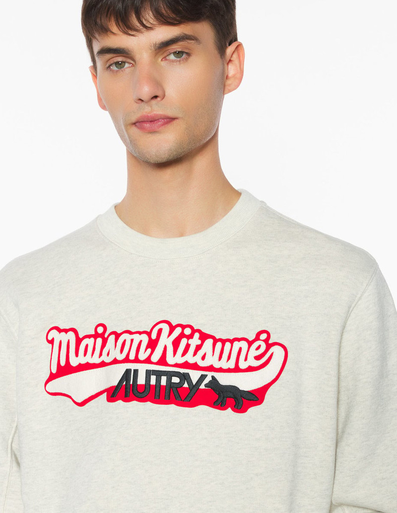 MAISON KITSUNE x AUTRY VARSITY SWEATSHIRT 4