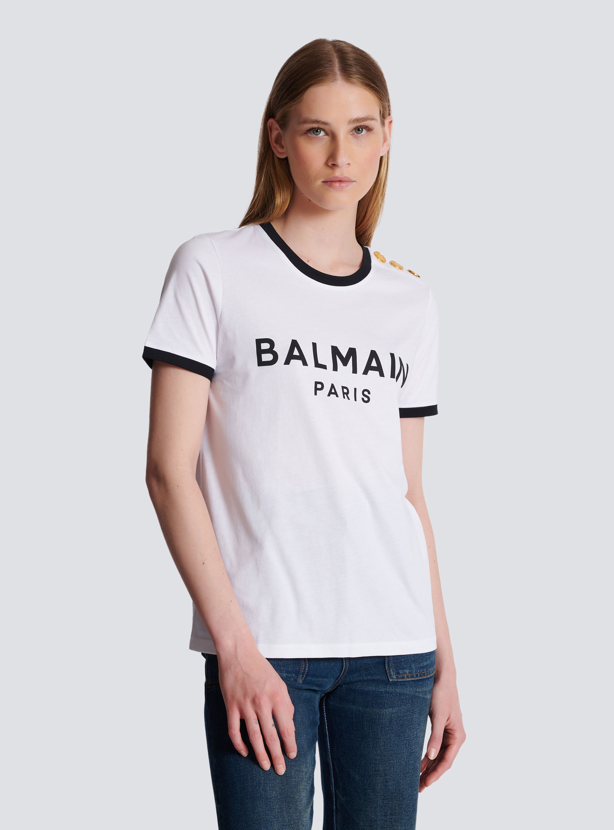 Balmain Paris 3-button T-shirt - 6