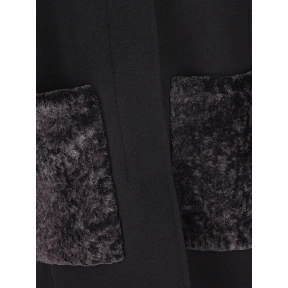 Fendi Black Coats - Single Breasted Coats Women - 2