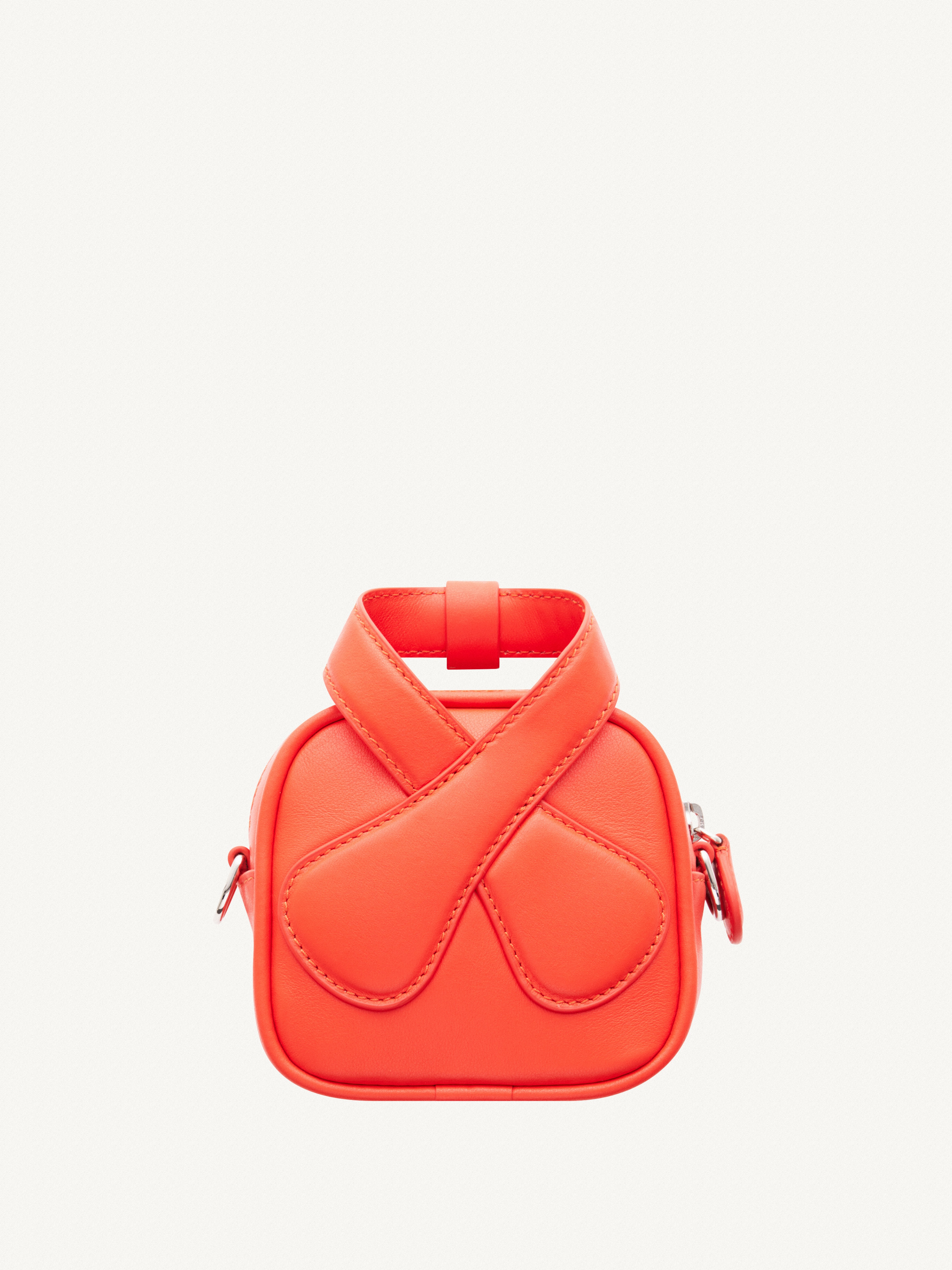 Courreges Mini Loop Bag in Red