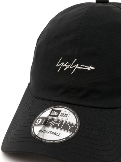 Yohji Yamamoto logo print baseball cap outlook