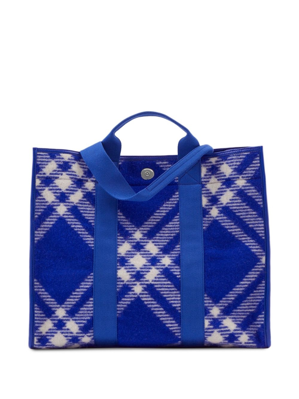 check-pattern shopper tote bag - 2
