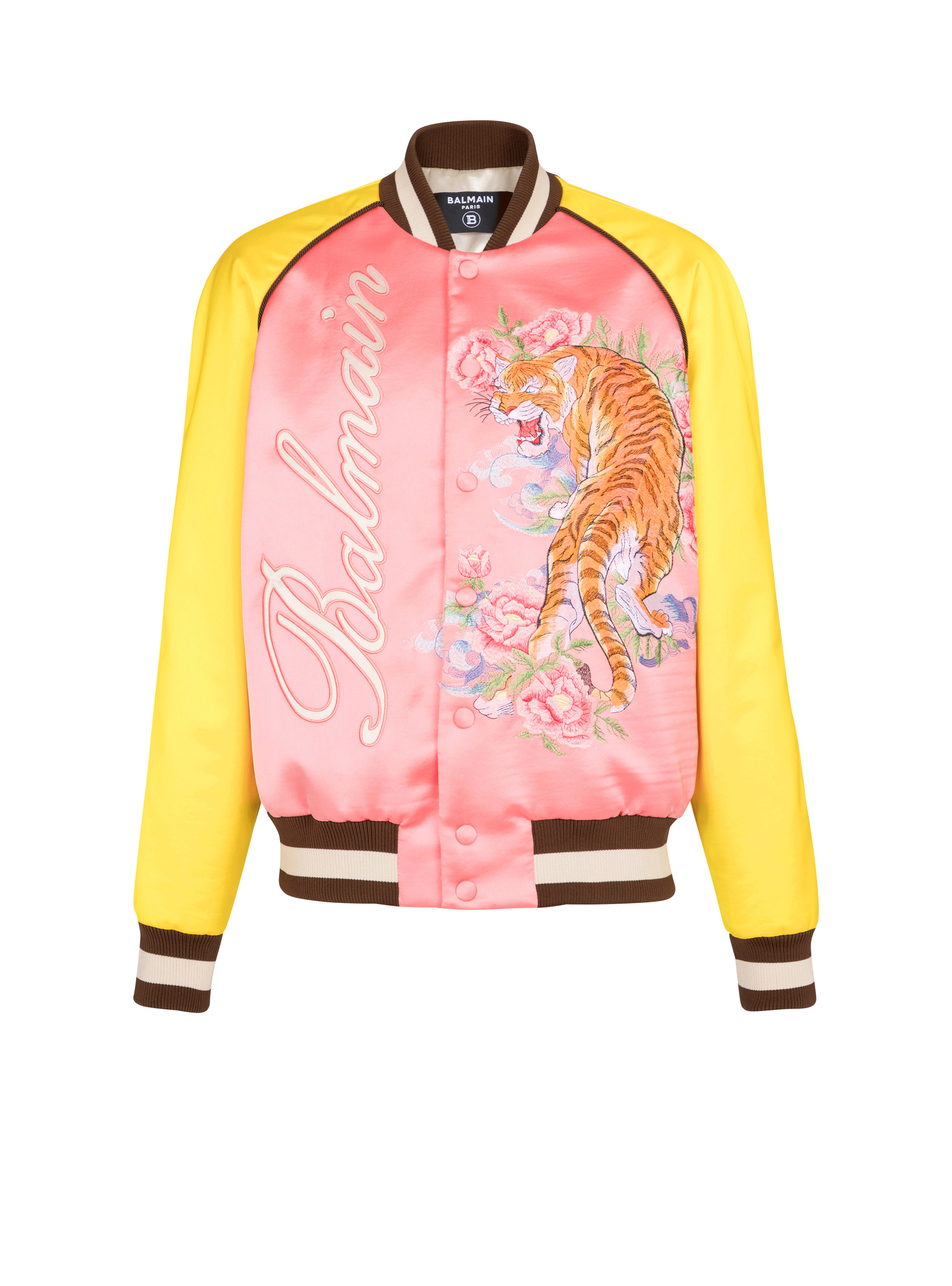 Tiger embroidered bomber - 1