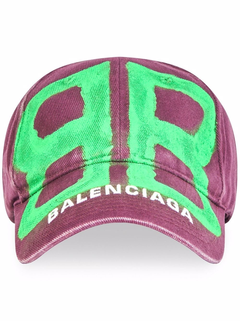 BB spray-paint baseball cap - 1