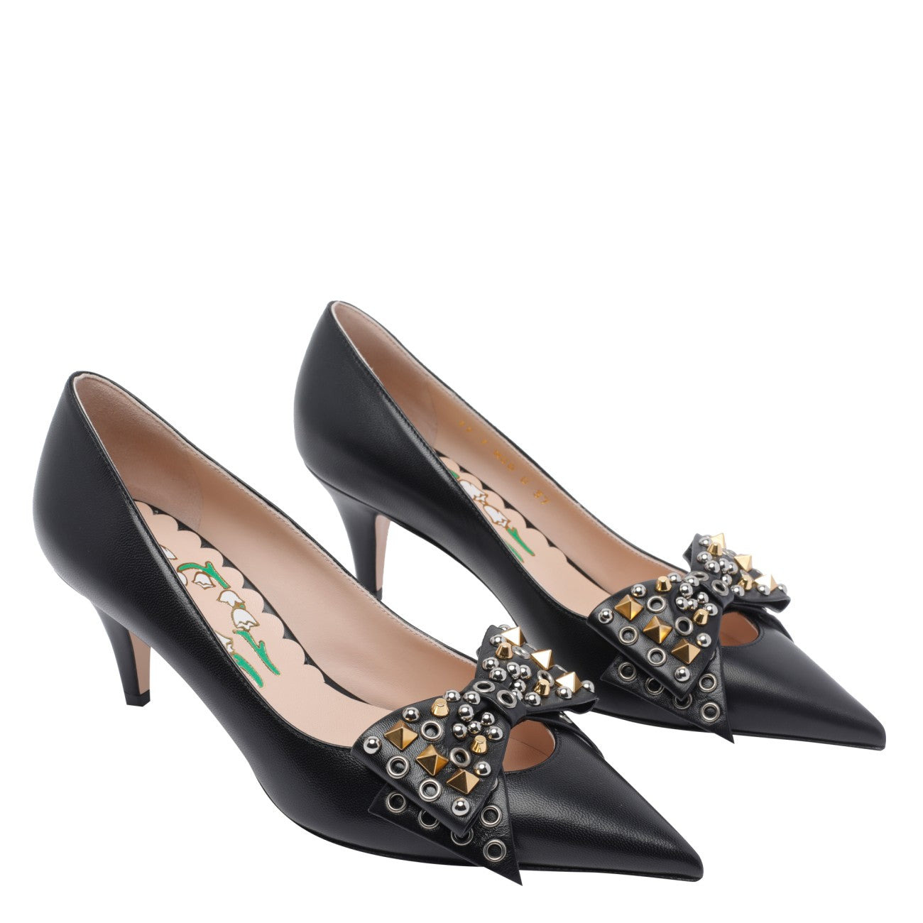 Valentino Garavani Women Studs Bowow Pumps - 2