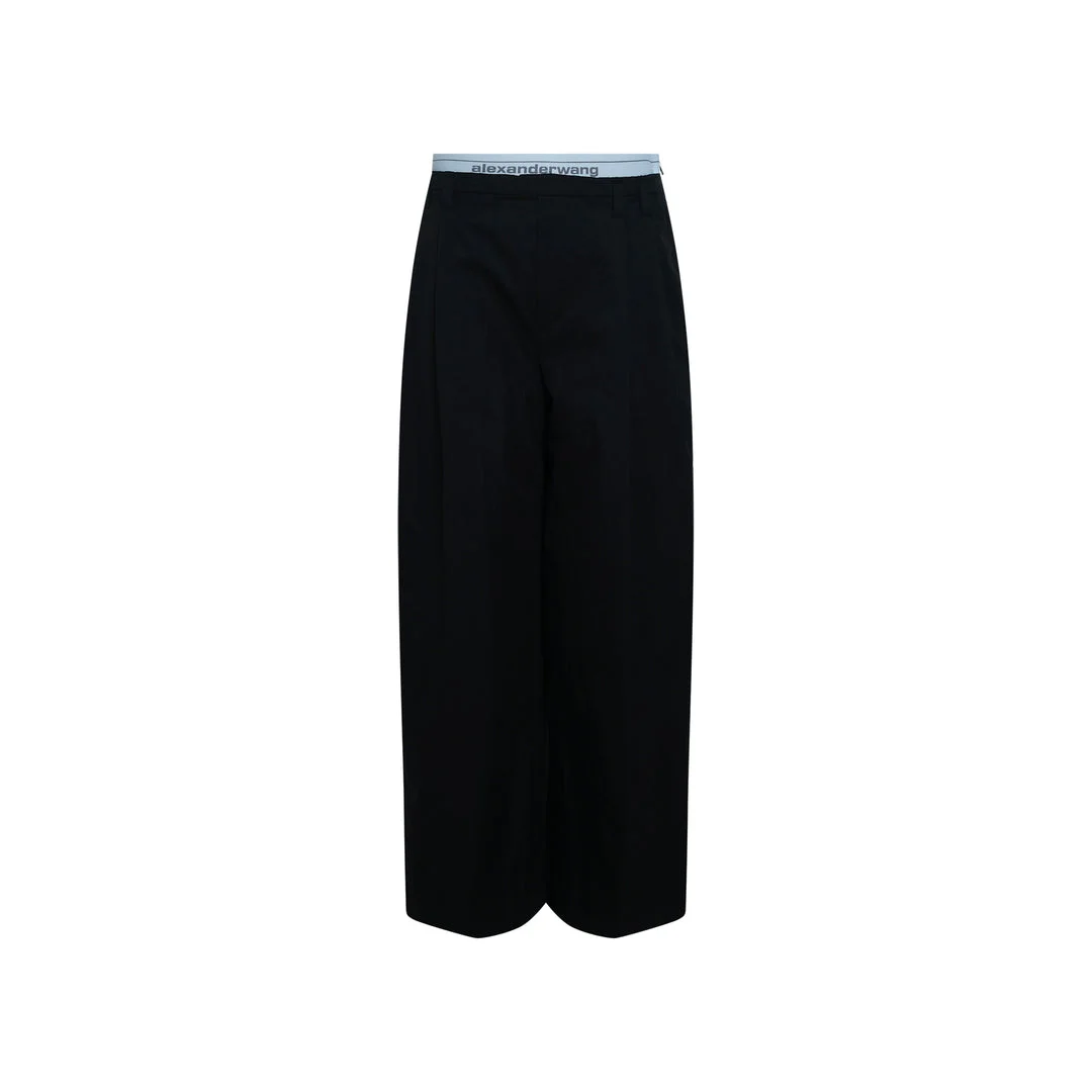 High-Rise Tailored Pants - 1