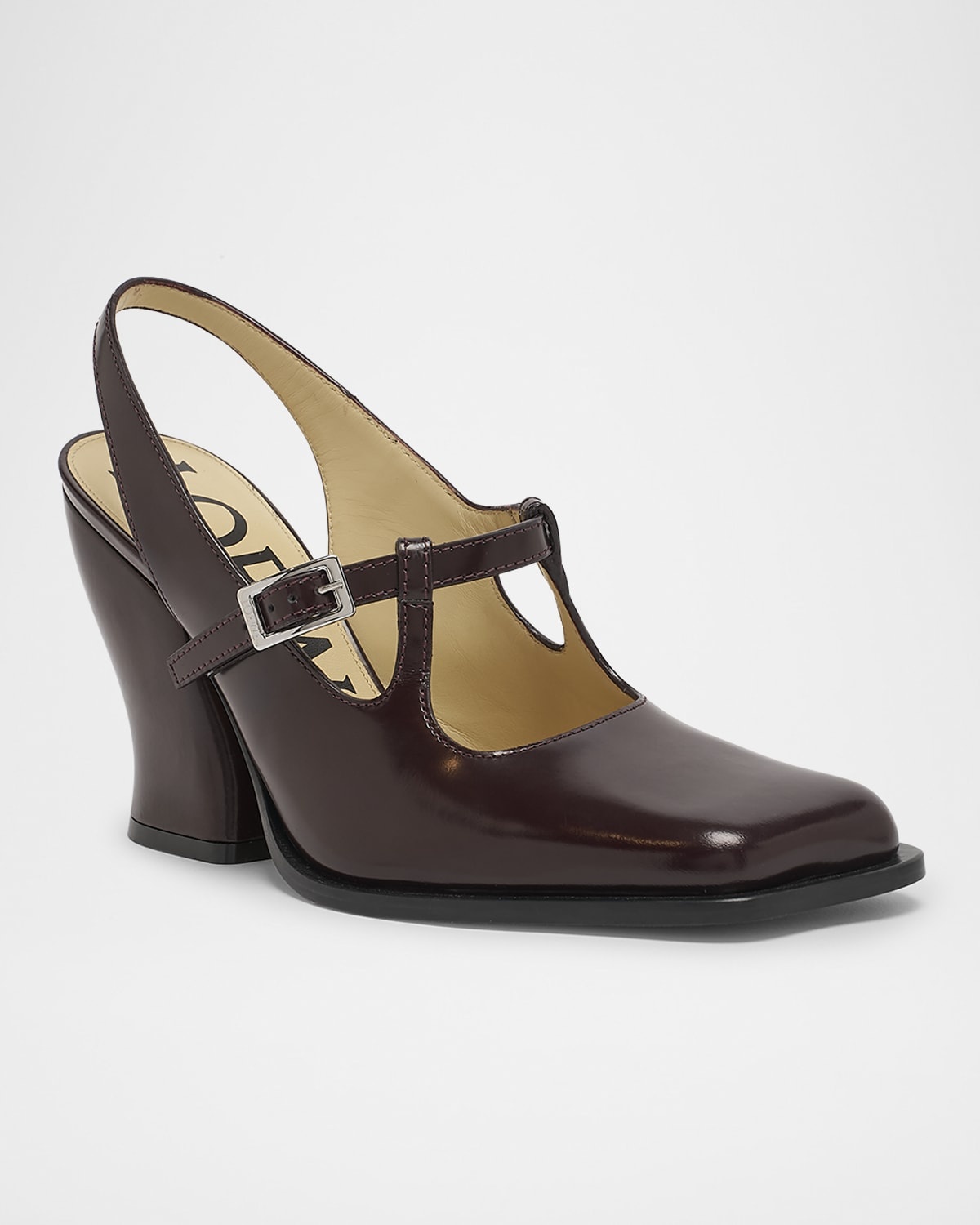 Onda Leather Mary Jane Slingback Pumps - 3