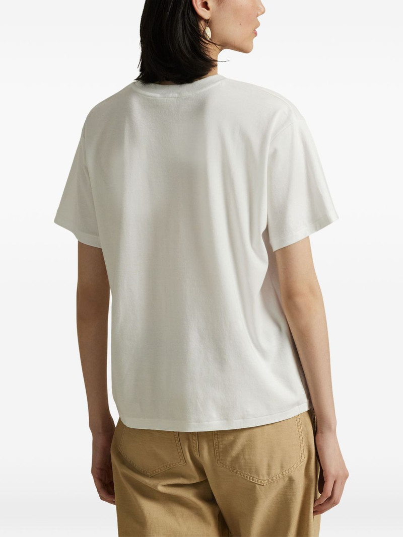 logo-embroidered T-shirt 4