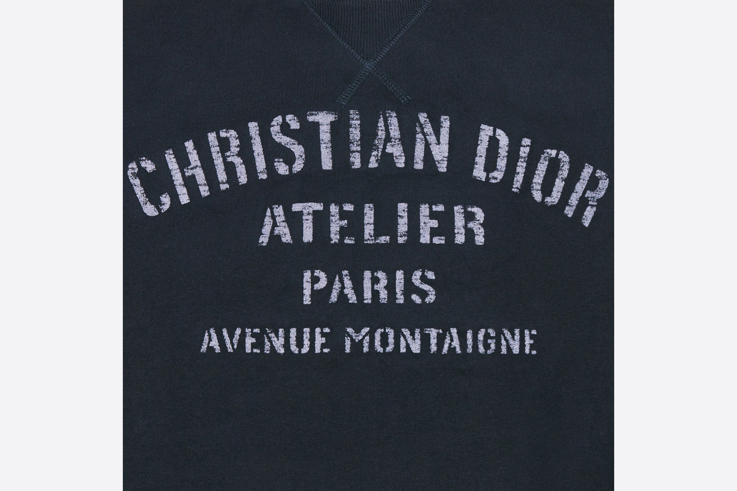 Oversized 'Christian Dior Atelier' Sweatshirt - 8