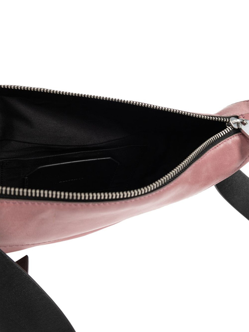 Luna zip lambskin shoulder bag 5