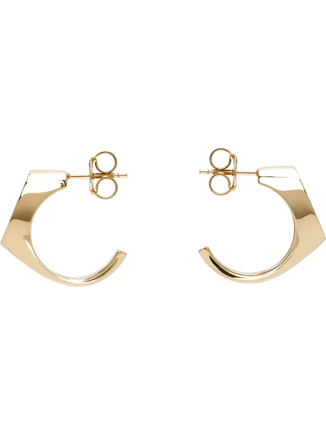 Logo Reference Signet Earrings - 1