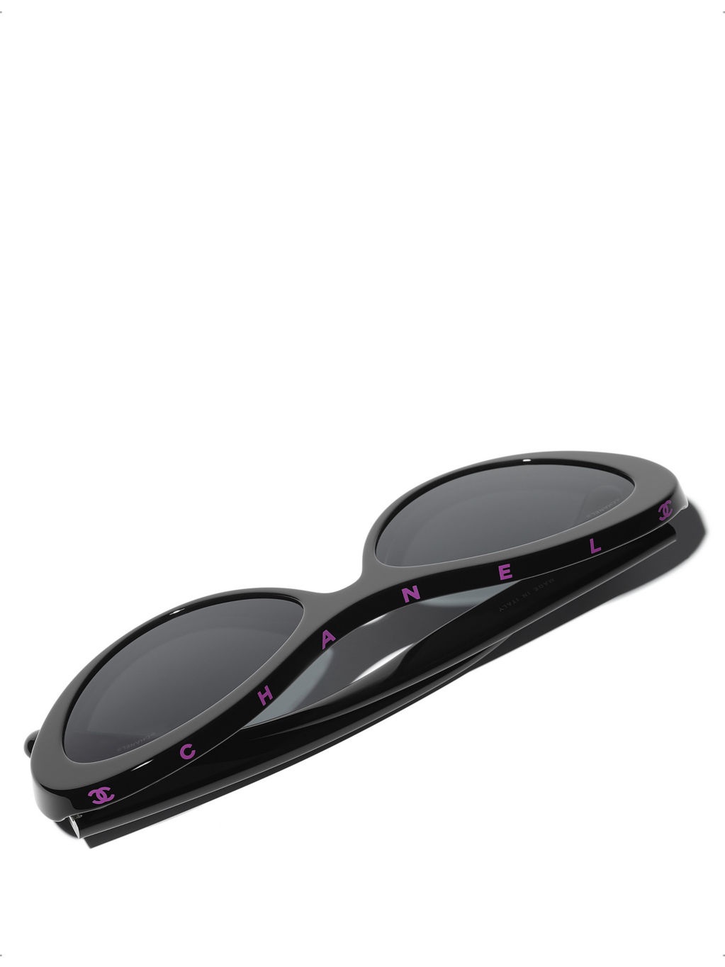 CH5416 oval-frame acetate sunglasses - 4
