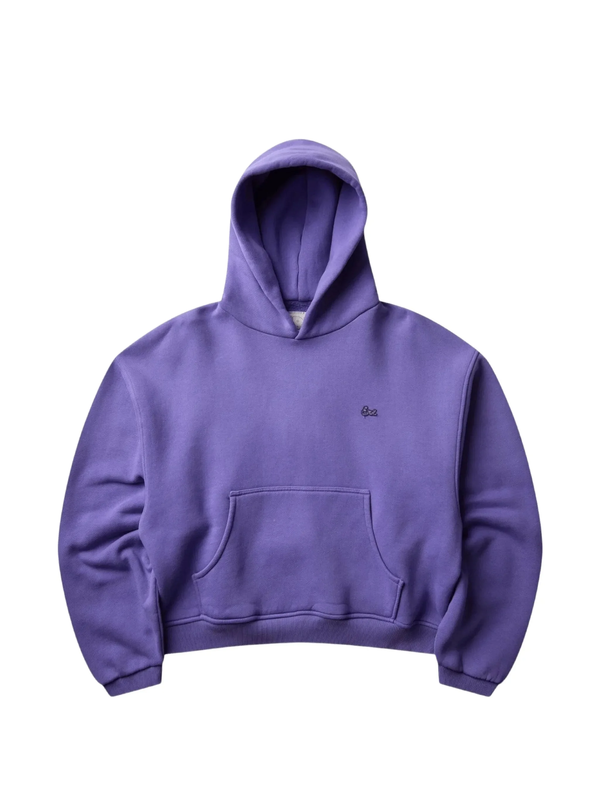 Erl Script Logo-embroidered Hoodie - 1